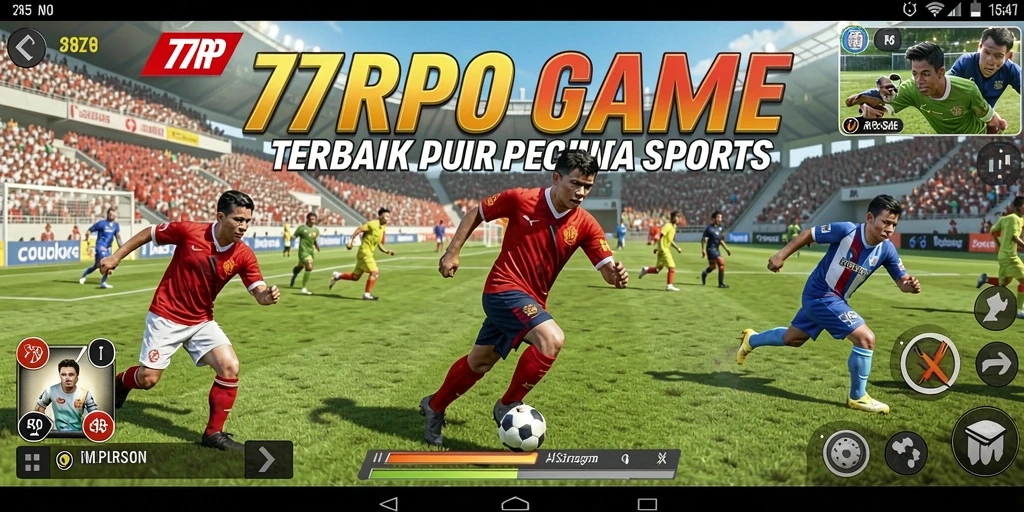 Gameplay seru dan kompetitif di 77RP dengan berbagai cabang olahraga.