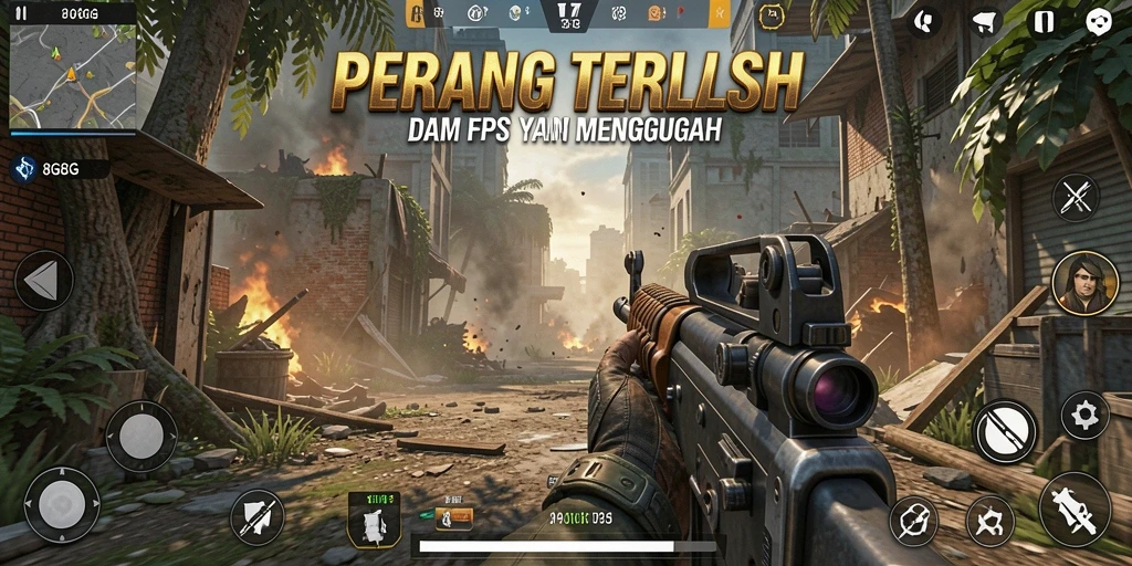 Gameplay menarik aksi tembak-menembak di 8G8G