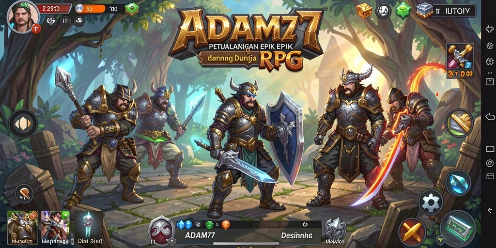 Menampilkan aksi seru dan grafis menawan dalam gameplay RPG.