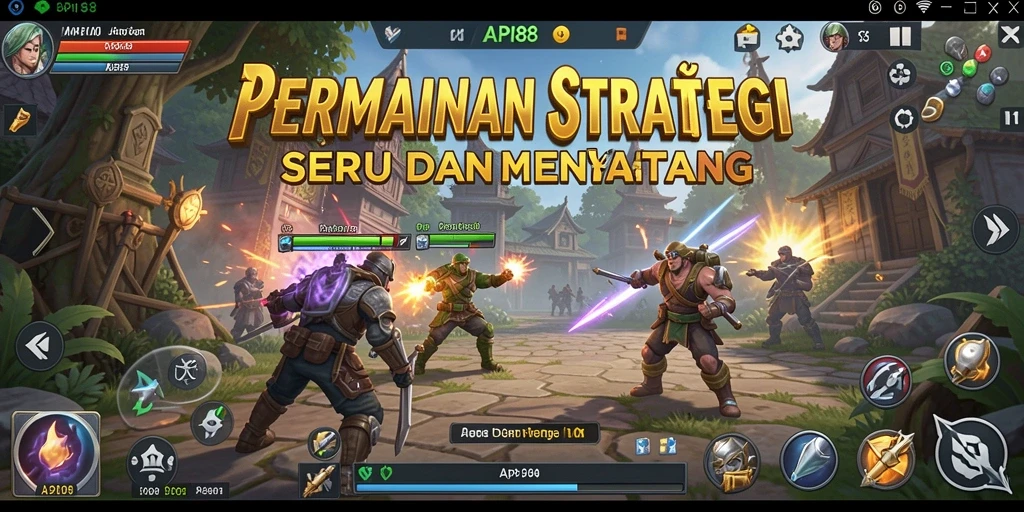 Screenshot utama API88 menampilkan aksi strategis yang mendebarkan.
