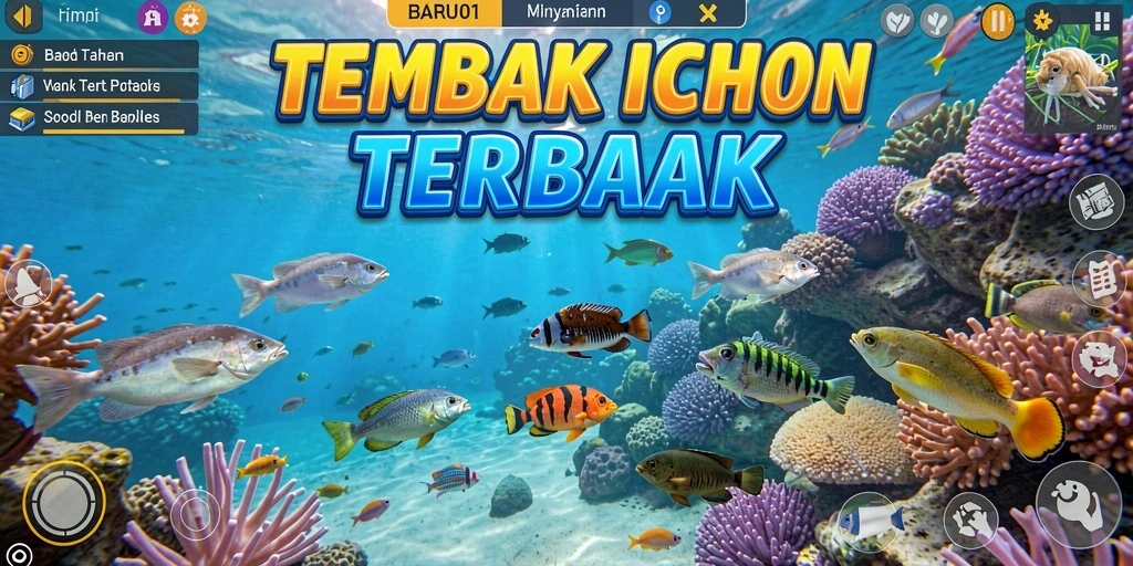 Gameplay seru menembak ikan di BARU01.