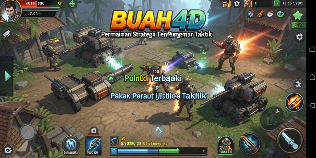 Tampak memperlihatkan strategi pertempuran dalam BUAH4D.