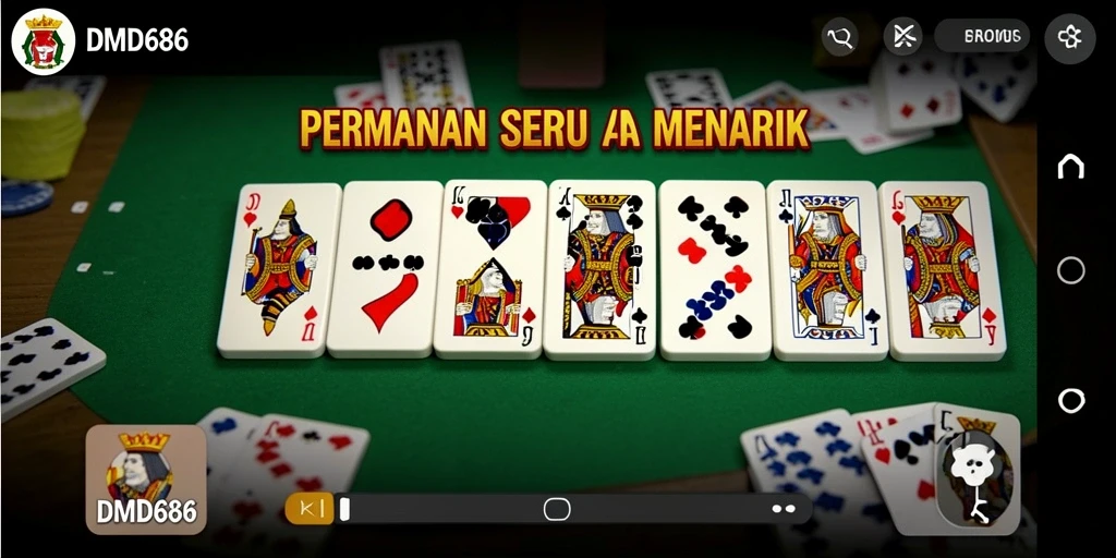 Tampilan gameplay seru dan interaktif dalam DMD686.