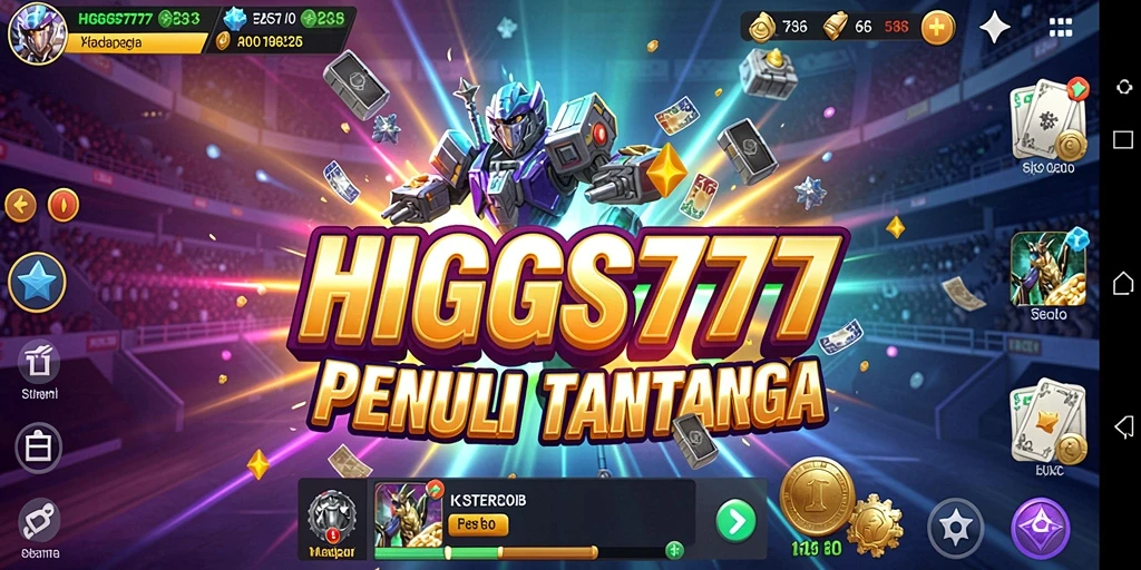Tangkapan layar gameplay HIGGS777 yang menunjukkan strategi pertempuran yang mendebarkan.
