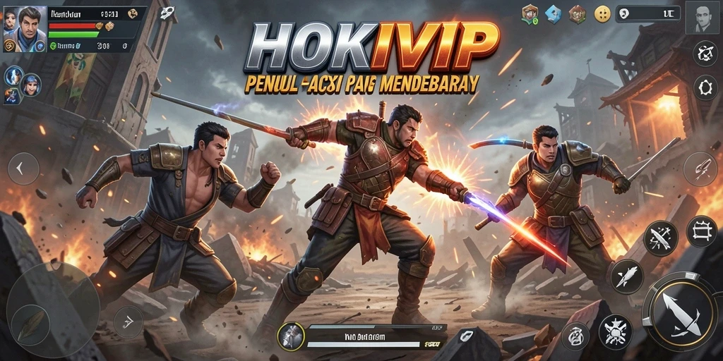 Tampilan gameplay HOKIVIP yang penuh aksi dan ketegangan.