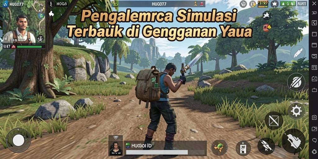 Tampilan gameplay HUGO77 yang mendebarkan dan menarik.