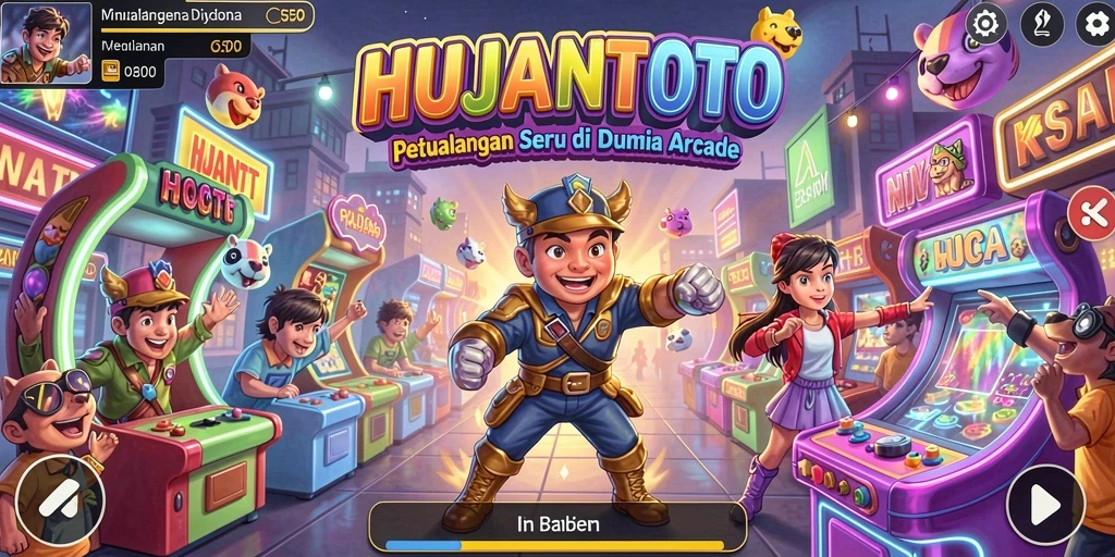 Screenshot menarik dari gameplay seru HUJANTOTO.
