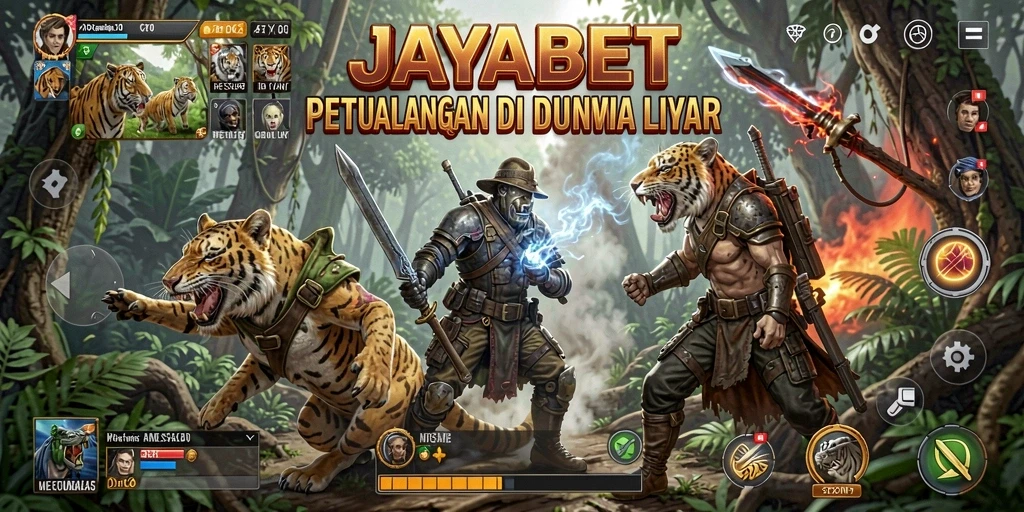 Tampilan gameplay seru dari JAYABET saat menjelajahi dunia petualangan.