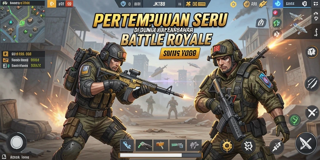 Tangkapan layar gameplay <strong>JKT88</strong> memperlihatkan aksi pertempuran yang mendebarkan.