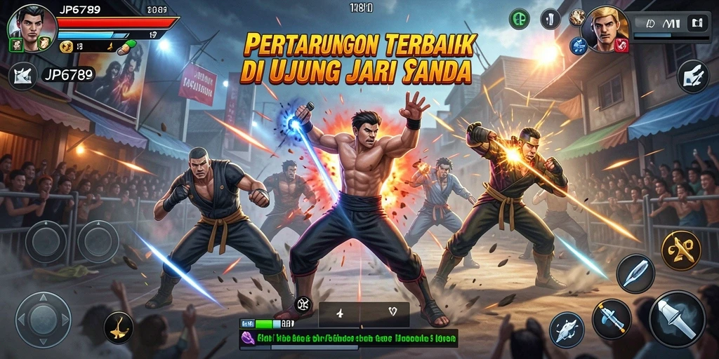 Gameplay intens JP6789 dengan aksi pertarungan yang seru.