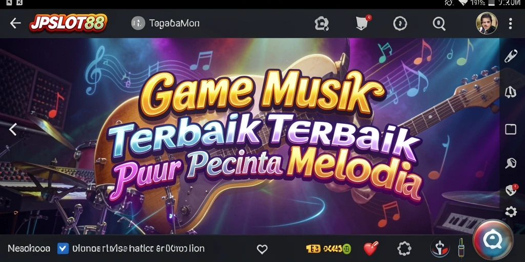 Screenshot gameplay JPSLOT88 menampilkan keseruan bermain musik.