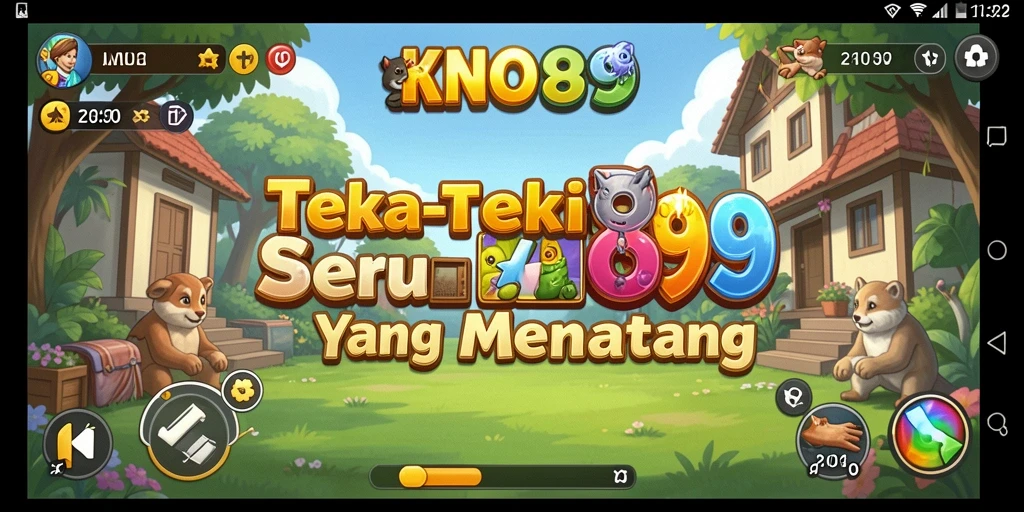 Screenshot utama KNO89 menampilkan gameplay Puzzle yang menarik dan penuh tantangan.
