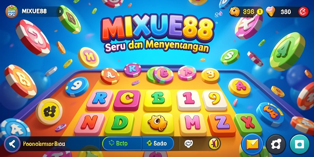 Tampilan gameplay Bingo MIXUE88 yang seru dan interaktif.