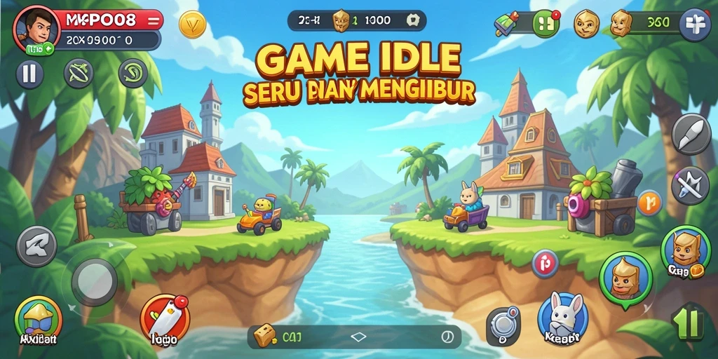 Tampilan menarik dari gameplay Idle MPO08 yang seru dan memikat.