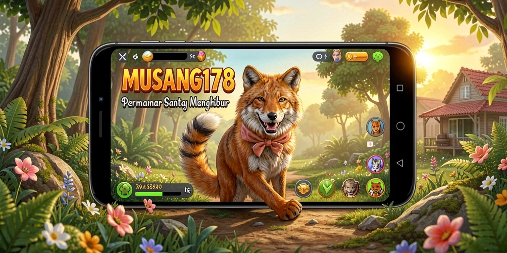 Tampilan gameplay <strong>MUSANG178</strong> yang penuh warna dan seru.