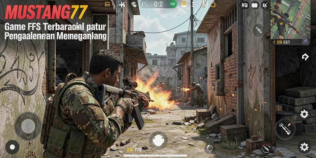 Tampilkan aksi mendebarkan dalam gameplay MUSTANG77.