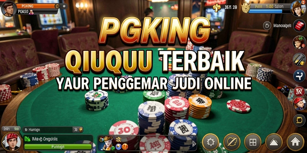 Screenshot utama PGKING memperlihatkan gameplay seru QiuQiu.