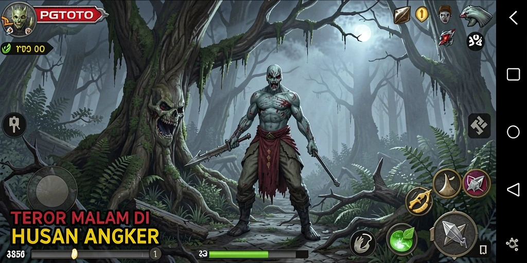 Tampilan gameplay PGTOTO yang penuh teror dan ketegangan.