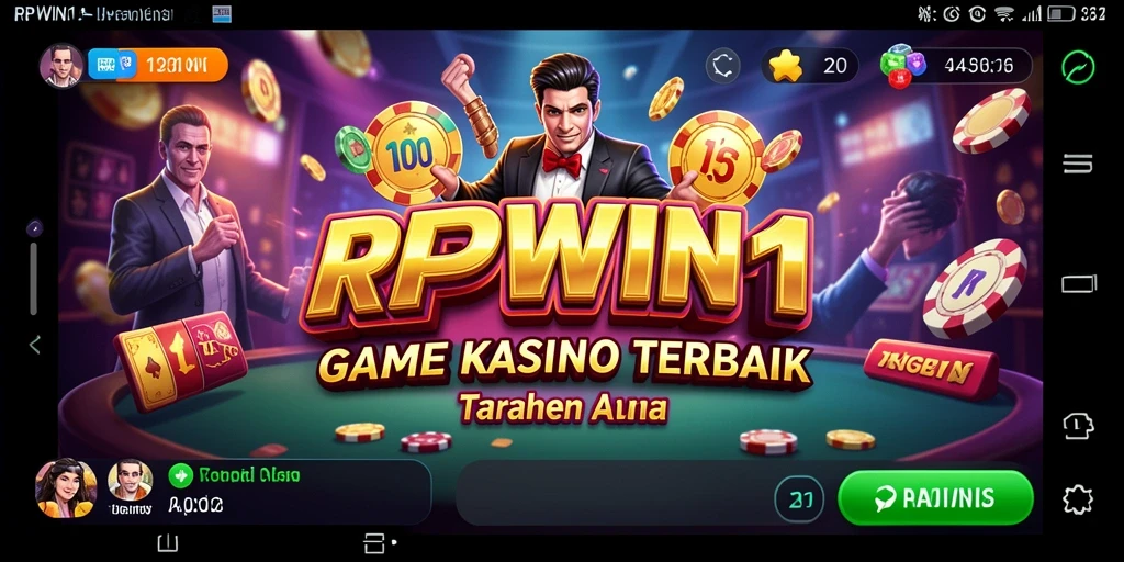 Tampilan menarik dari gameplay Kasino RPWIN1 yang mendebarkan.