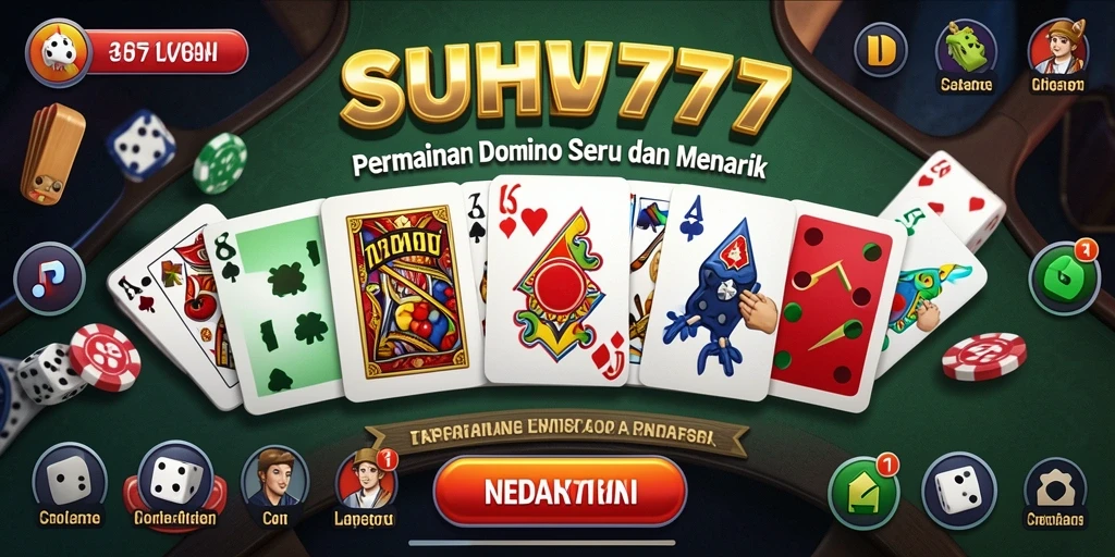 Tangkapan layar gameplay Domino yang menarik dari SUHU777.