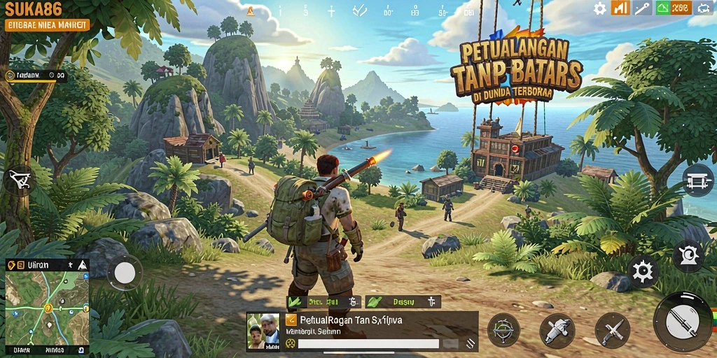 Gameplay <strong>SUKA86</strong> yang mendebarkan dalam dunia terbuka.