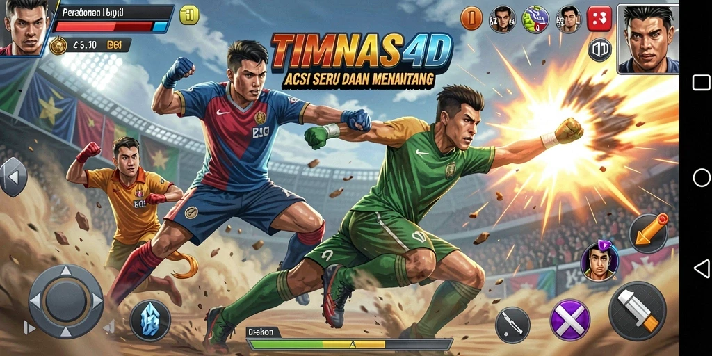 Tampilan gameplay seru dari TIMNAS4D penuh aksi.