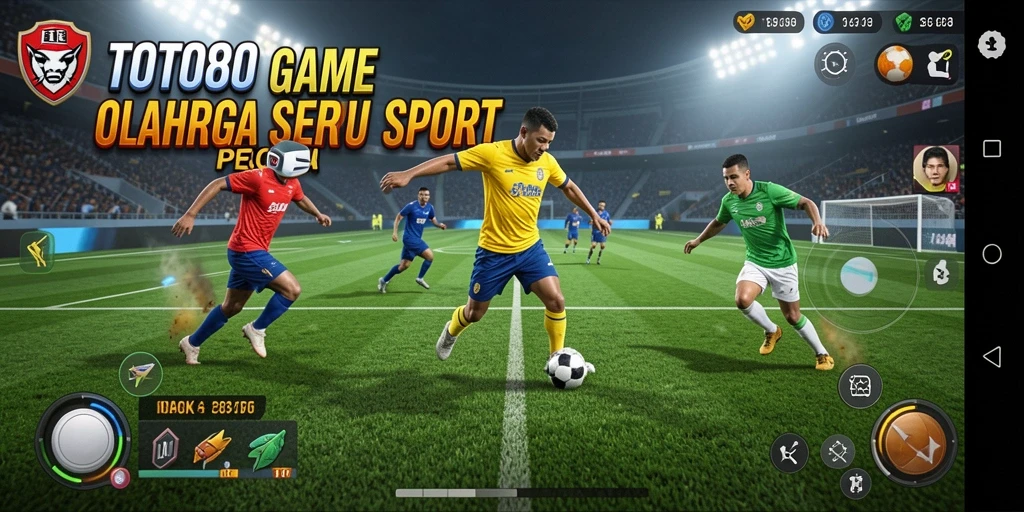 Screenshot gameplay <strong>TOTO80</strong> yang menampilkan aksi olahraga seru dan menarik.