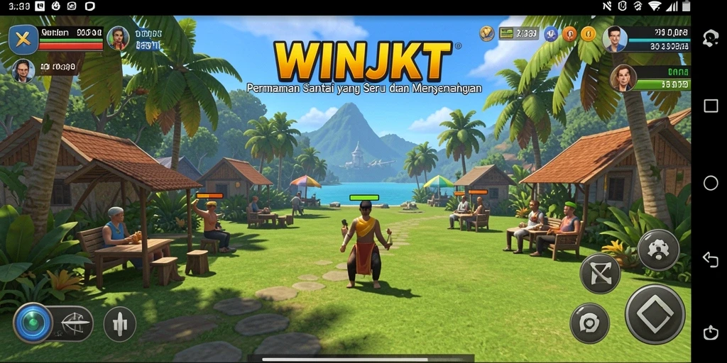 Screenshot gameplay WINJKT yang menunjukkan keseruan bermain.