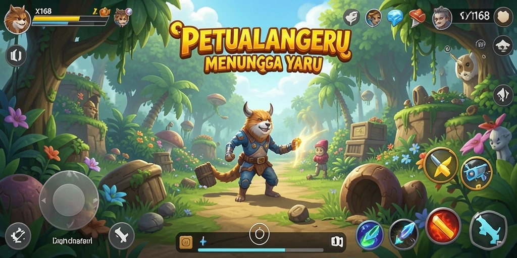 Tampilan gameplay X168 yang mengasyikkan dan mengundang eksplorasi.