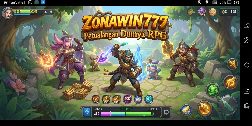 Gameplay RPG seru dengan petualangan menarik di ZONAWIN777.